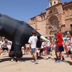 El encierro infantil de San Fermín hizo las delicias de los niños y niñas de Manzanares