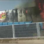 Un incendio afecta a la planta de Tosfrit en Manzanares