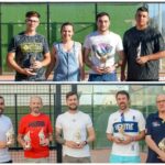 Entrega de trofeos a los campeones de la IV Liga de Pádel de Argamasilla de Alba