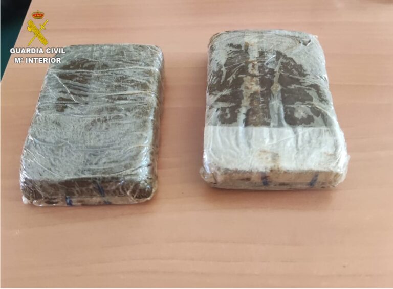 Detenido un joven de 26 años en Huete con 200 gramos de hachís