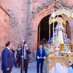 Miguel Ángel Valverde recorre Membrilla junto a la Virgen del Espino