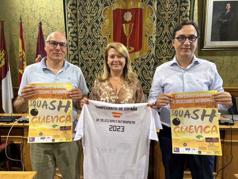 Cuenca albergará este viernes por primera vez el Campeonato de España de Squash