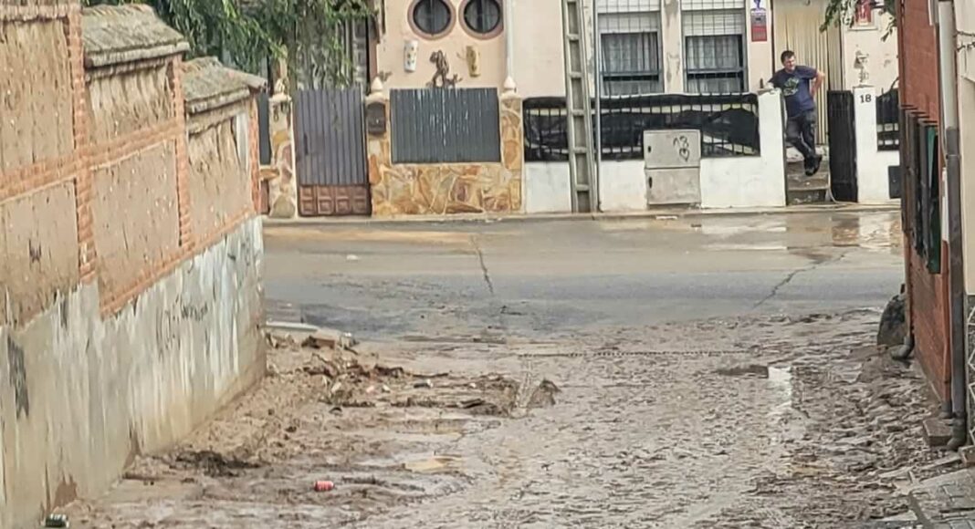 Destrozos de la DANA tras pasar por Chozas de Canales