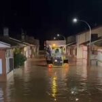 Cien viviendas inundadas y vecinos desalojados en Iniesta por acumulación de agua