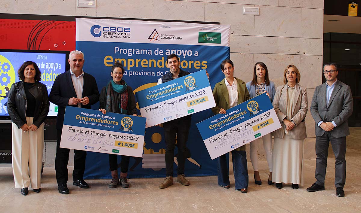 Eurocaja Rural apoya a los emprendedores en el 'VI Programa de Apoyo de Guadalajara'