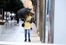 Fuertes lluvias, viento y temperaturas altas para la época con la borrasca Caludia