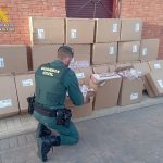 Pillados en Almuradiel con casi 15.000 cajetillas de tabaco de contrabando en una furgoneta