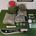 8 detenidos en Manzanares tras una operación de tráfico de cocaína, hachís y marihuana