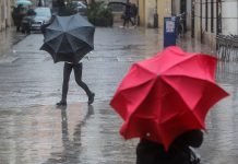 Lluvias en casi todo el país hasta el sábado y una caída de las temperaturas máximas de hasta 10ºC