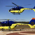 Trasladado en helicóptero al hospital tras caerle encima un alcornoque