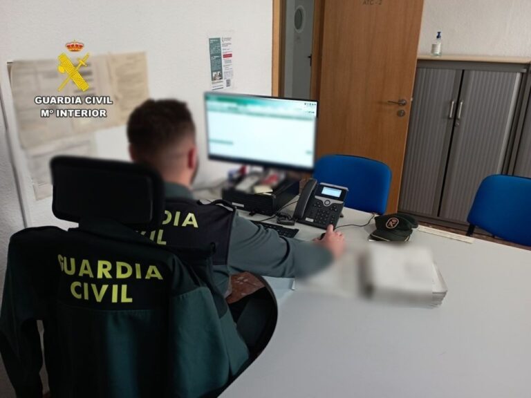 Detenido por la Guardia Civil tras estafar 6.000 euros a una empresa de Pedro Muñoz