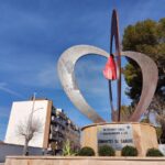 Un monumento frente al Hospital de Manzanares como agradecimiento a las personas donantes de sangre