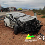 Cuatro heridos leves, entre ellos un bebé de 5 meses, tras chocar un turismo y una furgoneta en La Solana