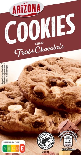 Alertan de la posible presencia de fragmentos metálicos en varios tipos de galletas de chocolate