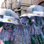 Manzanares vivió sus concursos de máscaras a pesar de la lluvia