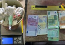 Detenido el dueño de un bar en Tarazona de la Mancha con 560 dosis de cocaína