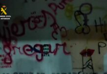 Siete personas detenidas por hacer pintadas machistas y homófobas contra docentes de un instituto de Seseña