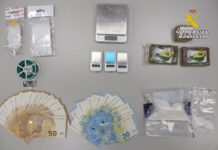 Detenido en Ossa de Montiel por traficar con cocaína, hachís y marihuana