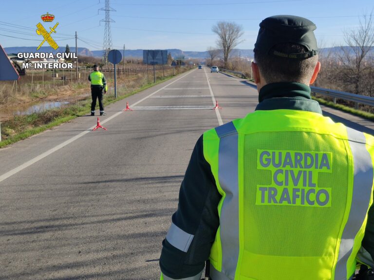 Muere un hombre de 62 años en un accidente de tráfico en Torralba con otros dos heridos