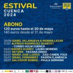 Estival Cuenca pondrá a la venta este viernes abonos para 13 conciertos por 120 euros