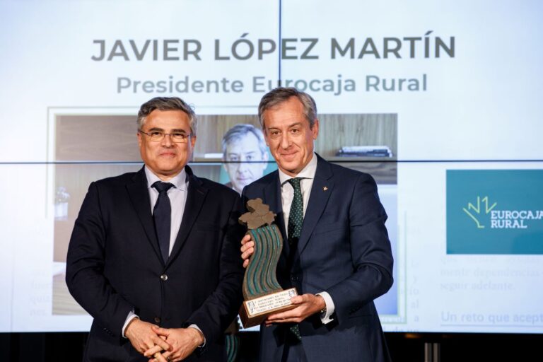 Eurocaja Rural, reconocida como entidad financiera de referencia en los premios ‘I Distinciones Río Tajo’
