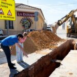 Finalización inminente de las obras del nuevo colector de saneamiento en la calle Carmen de Argamasilla de Alba