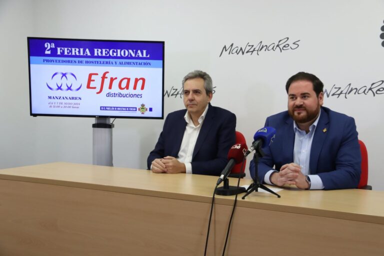 La 2ª feria regional de proveedores de hostelería y alimentación se celebrará en Manzanares el 6 y 7 de mayo