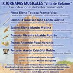 Bolaños de Calatrava acoge este fin de semana las IX Jornadas Musicales “Villa de Bolaños