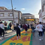 Despliegue de tradición y belleza en el Corpus de Porzuna, único en el mundo
