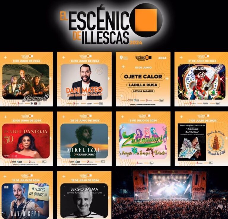 Isabel Pantoja, Sergio Dalma e Izal actuarán en Illescas en una nueva edición de ‘Escénico’