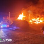 Cuatro vehículos calcinados tras un incendio en un parking público de Puertollano