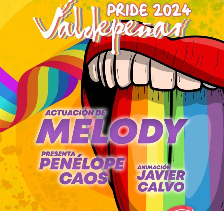 Melody, Penélope Caos y dj Javier Calvo actuarán en el Orgullo LGTBIQ+ de Valdepeñas