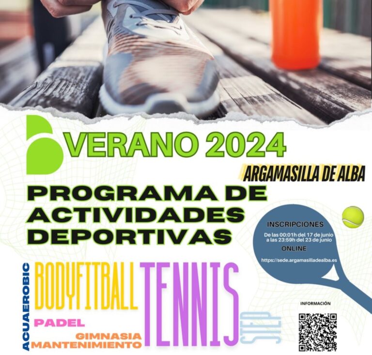 Actividades para todas las edades en el Programa Deportivo Verano de Argamasilla de Alba
