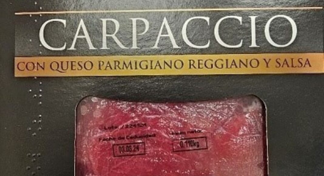 Salmonella en Carpaccio