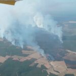 Castilla-La Mancha pide la colaboración de la UME en el fuego de Valverdejo