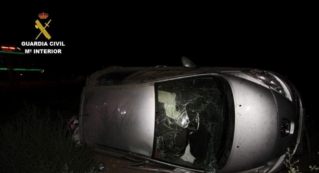 accidente de tráfico en Argamasilla de Alba