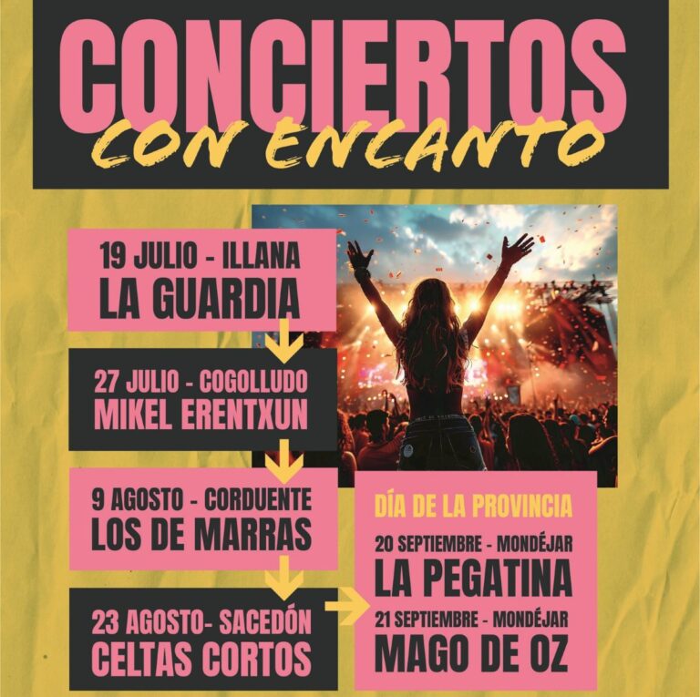 Mikel Erentxun, Celtas Cortos y La Guardia actuarán en Guadalajara este verano
