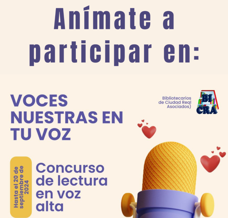 Bibliotecarios de Ciudad Real lanzan un Concurso de lectura en voz alta