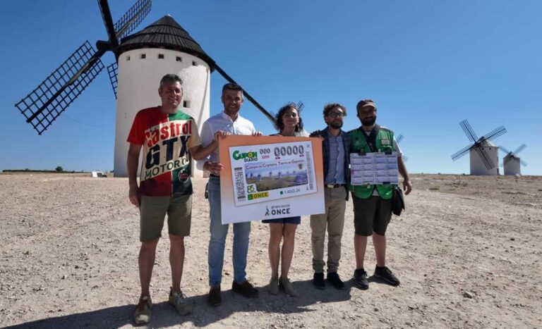 Los molinos de Campo de Criptana protagonizarán el cupón de la ONCE del 1 de agosto