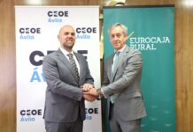 Eurocaja Rural y CEOE Ávila firman un convenio para impulsar el desarrollo económico y social de la provincia