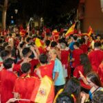 Argamasilla de Alba celebra la conquista de la cuarta Eurocopa en una noche mágica en Berlín