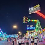 El espectacular recinto de atracciones protagoniza el inicio de la Feria de Manzanares