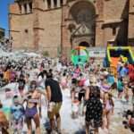 El encierro infantil, los castillos acuáticos y la fiesta de la espuma cierran las actividades infantiles de la Feria de Manzanares
