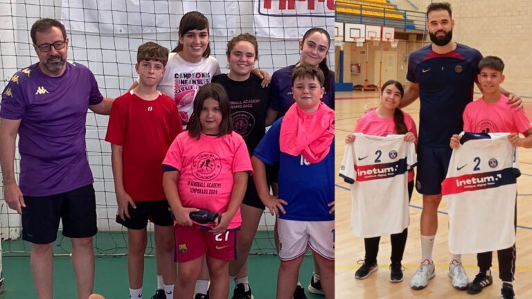 Javi Márquez y Rubén Marchán, visitantes ilustres en la IV Handball Academy