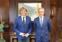 Eurocaja Rural acerca al alcalde de Soria su implicación y vocación de servicio con la ciudad