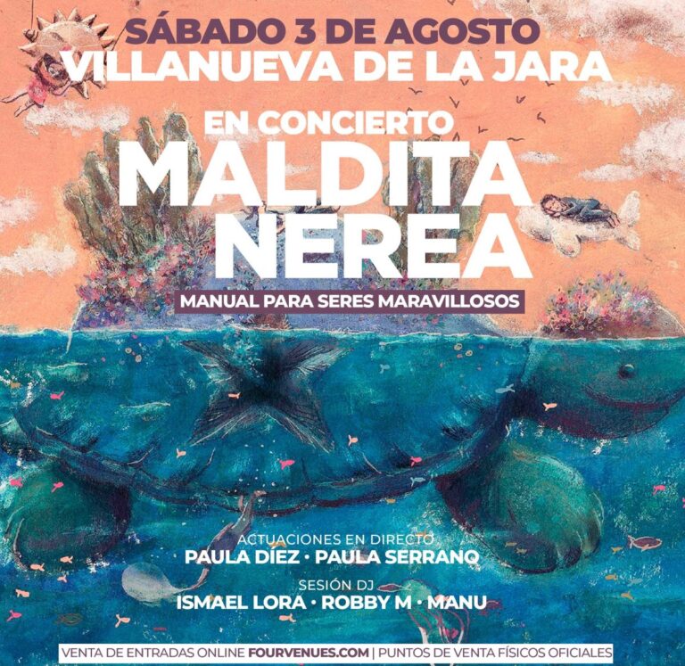 Maldita Nerea actuará en Villanueva de la Jara el sábado 3 de agosto