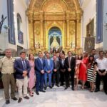 Miguel Ángel Valverde asiste a la romería de agosto en honor a la Virgen de las Nieves, Patrona de Almagro