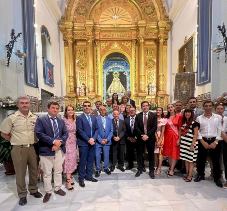 Miguel Ángel Valverde asiste a la romería de agosto en honor a la Virgen de las Nieves, Patrona de Almagro