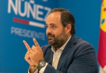 Núñez no descarta que la reforma electoral fracase y vuelvan a elegirse 33 diputados en 2027