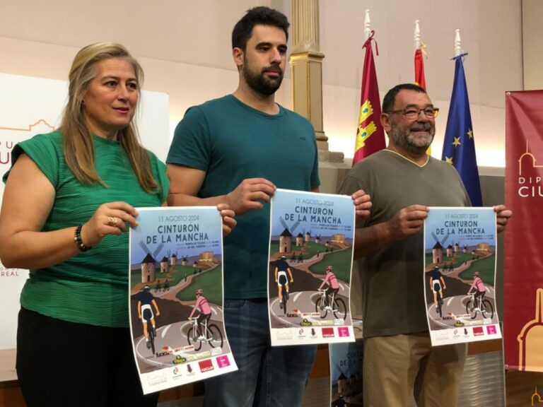 La Diputación de Ciudad Real apoya la prueba ciclista Cinturón de La Mancha y reafirma su compromiso con el deporte provincial